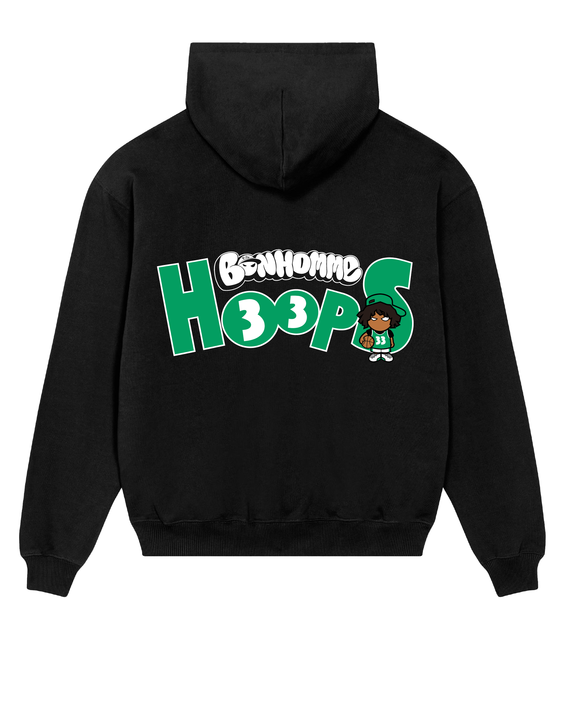 Hoodie B.Hoops - Unstoppable Green
