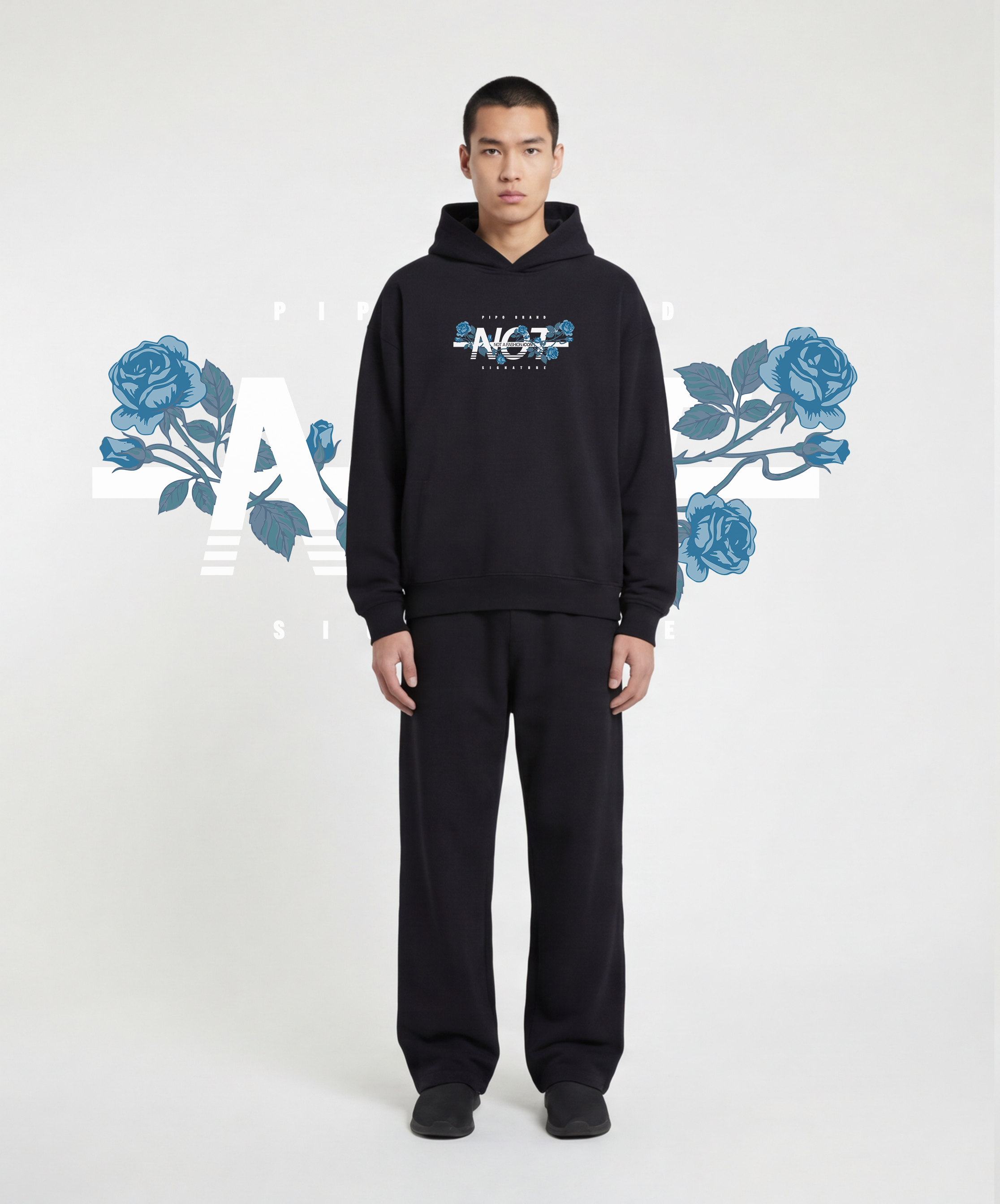 NOT A BLUE THORNS HOODIE