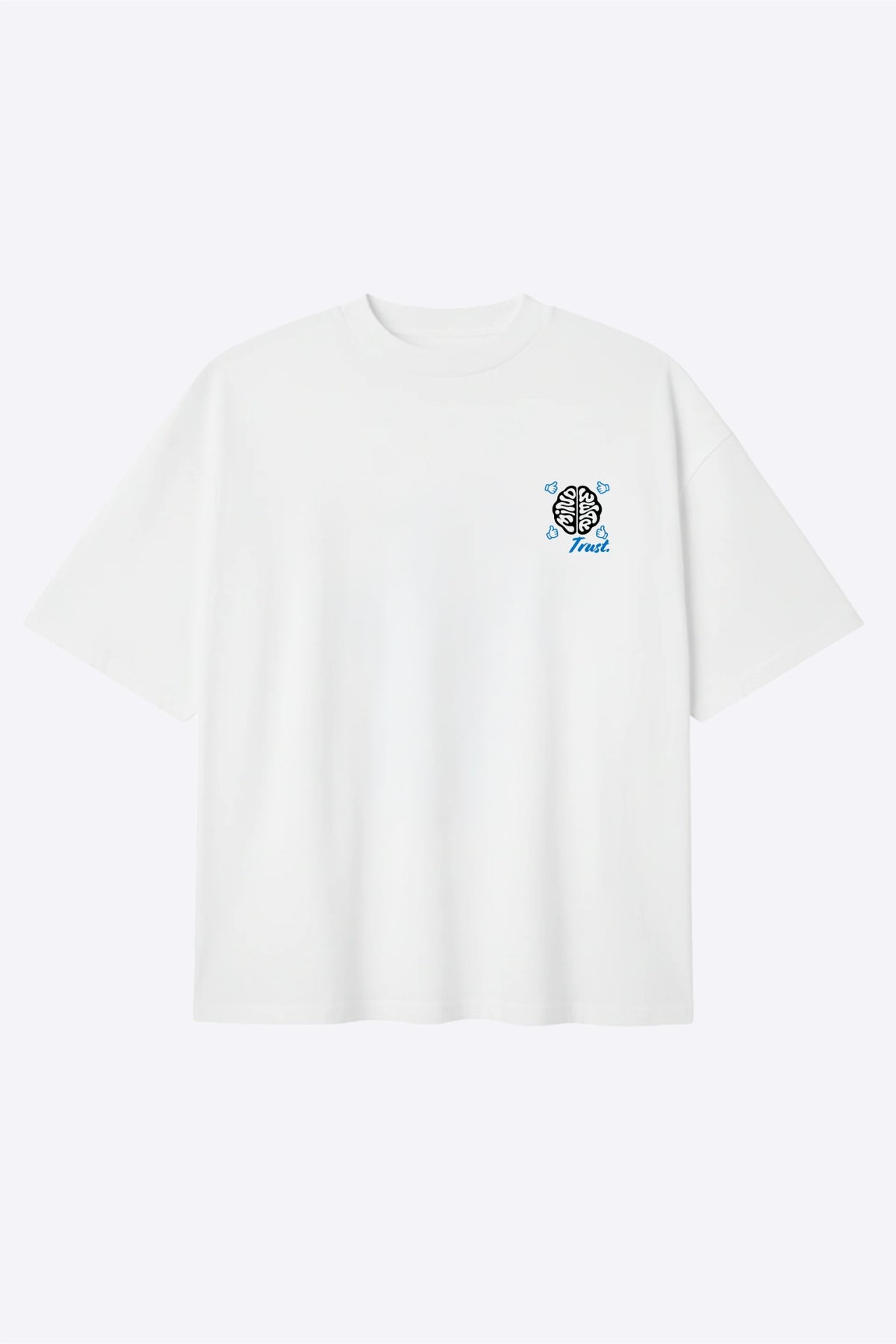 T-shirt Mindwear Circle of Trust vu de face sur fond clair.