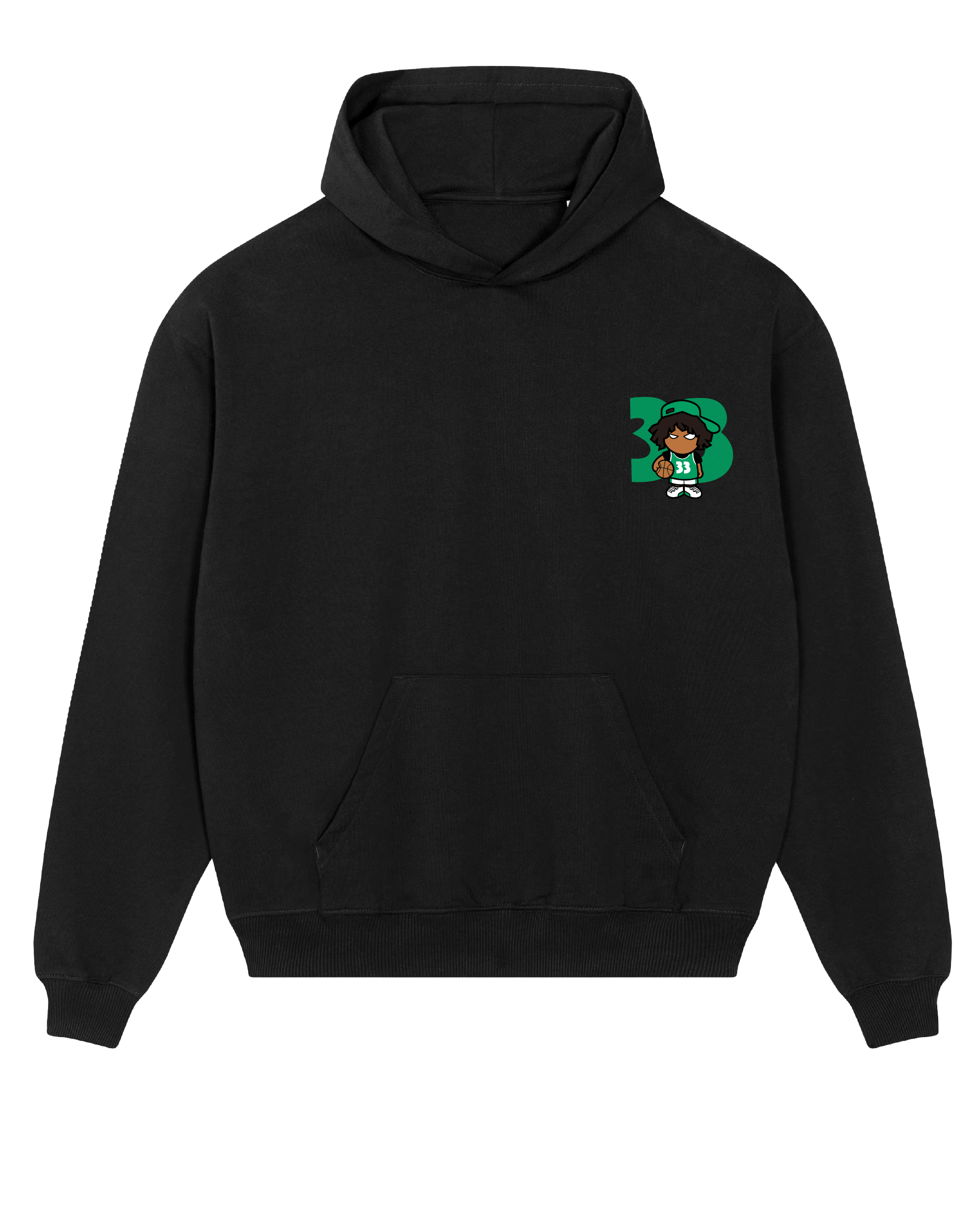 Hoodie B.Hoops - Unstoppable   Green