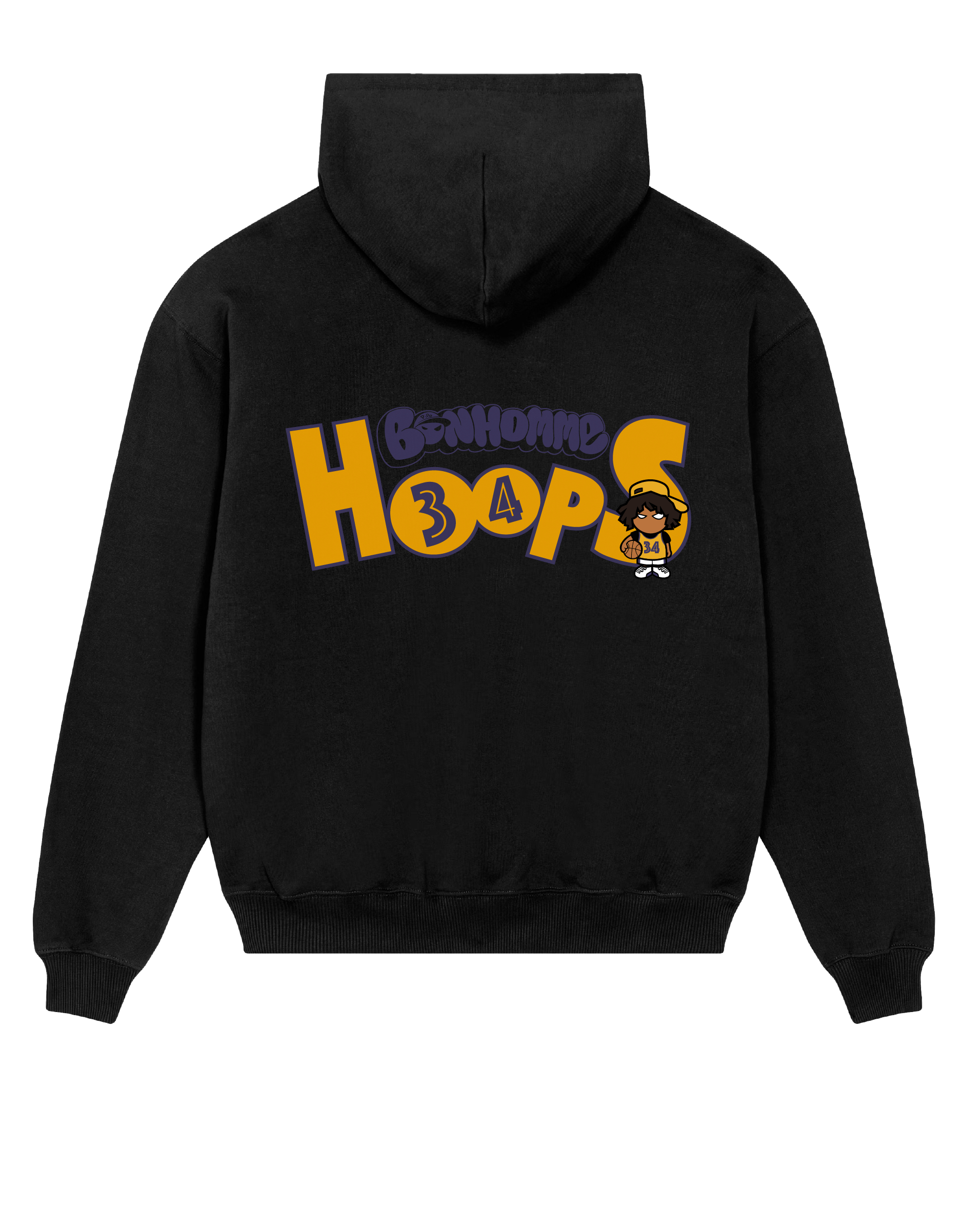 Hoodie B.Hoops - Purple and Gold