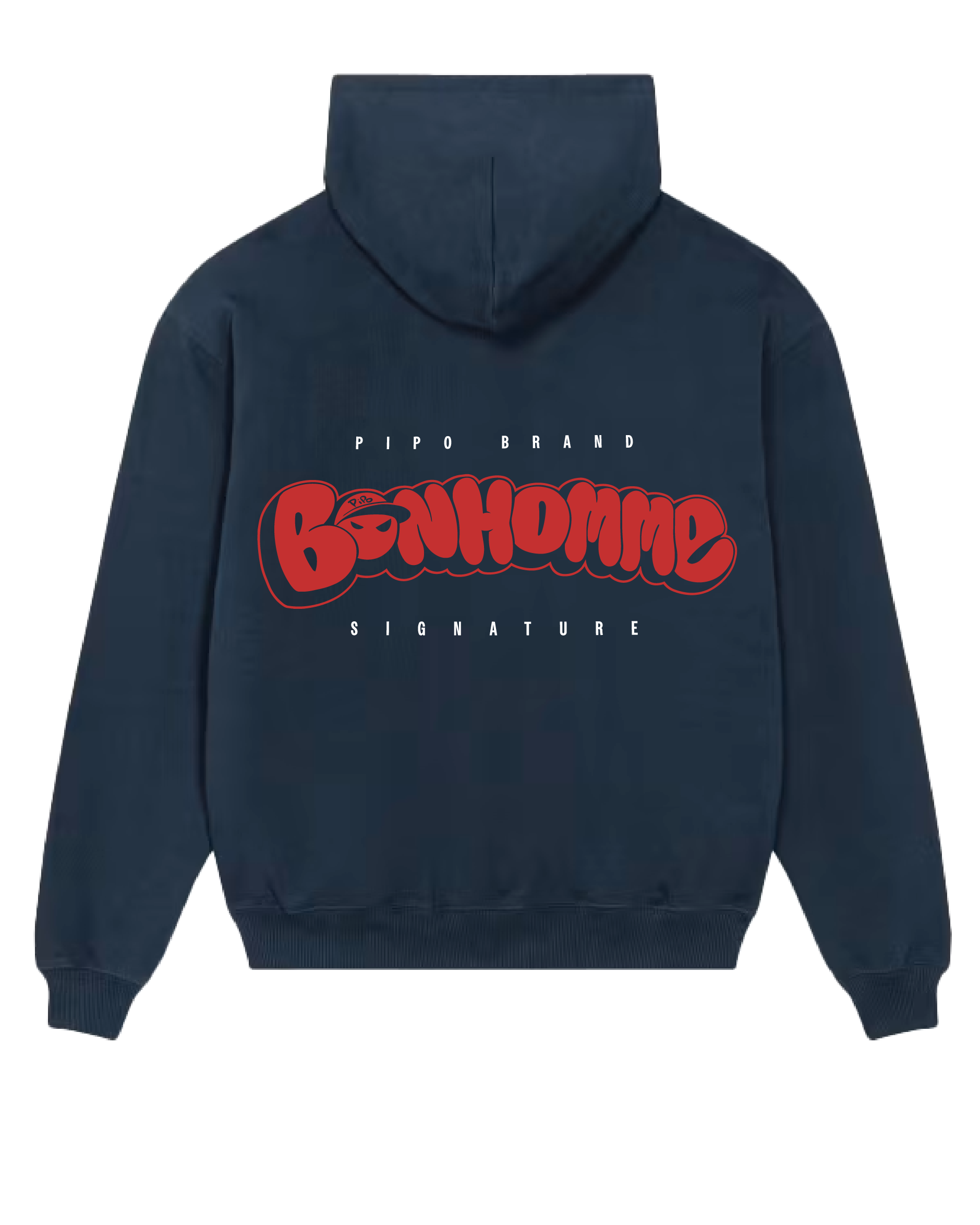 Hoodie Bonhomme – Bleu marine