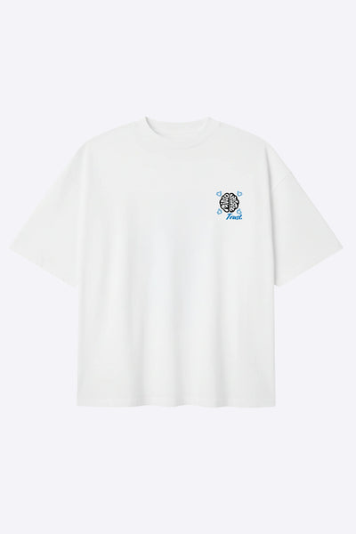 T-shirt Mindwear Circle of Trust vu de face sur fond clair.